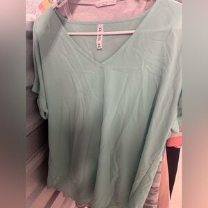Teal Blouse